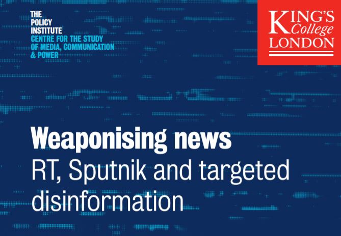 «Новини як зброя»: у Києві презентували результати британського дослідження щодо RT та Sputnik
