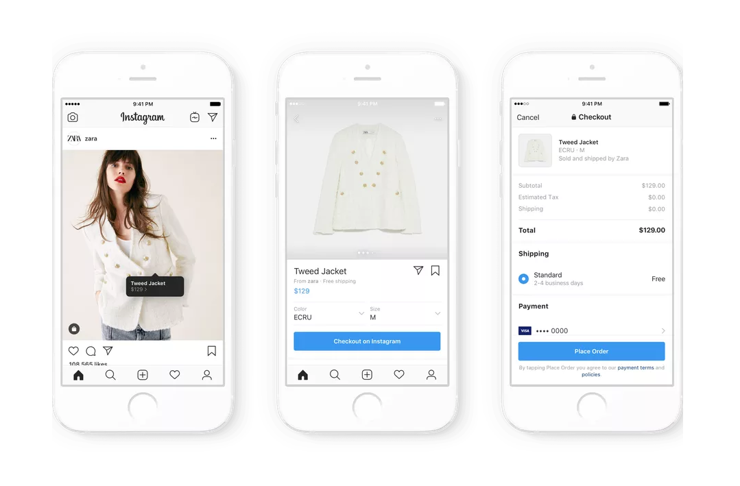 Instagram почав тестувати функцію вбудованих покупок