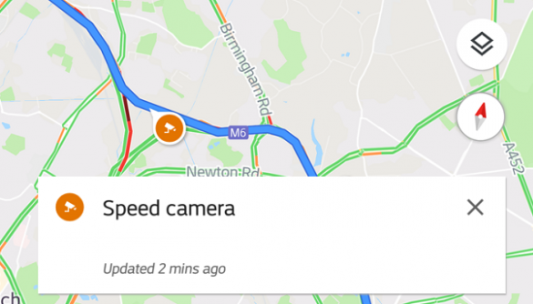 Google Maps почав показувати камери контролю швидкості в 25 країнах. України в списку немає