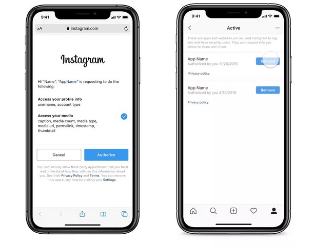 У Instagram додадуть функцію контролю передачі даних стороннім сервісам