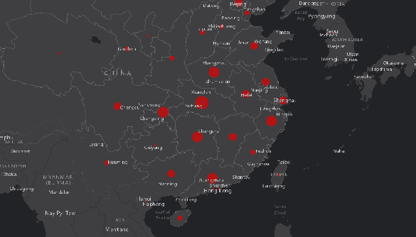Поширення коронавірусу можна відслідковувати на онлайн-карті (ОНОВЛЕНО)