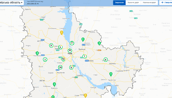 «Укравтодор» запускає онлайн-карту доріг України, де є дані про ремонт і парковки