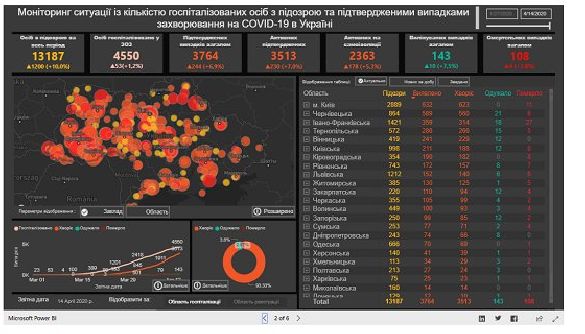 Карта поширення коронавірусу в Україні: з’явилася ще одна онлайн-платформа