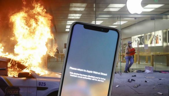 Apple заблокувала смартфони, які вкрали під час протестів у США