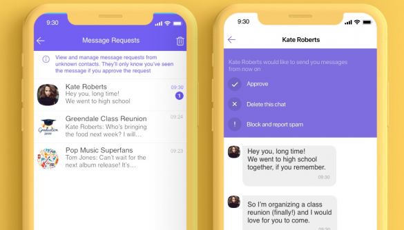 Viber запустив нову функцію, яка допоможе у боротьбі зі спамом