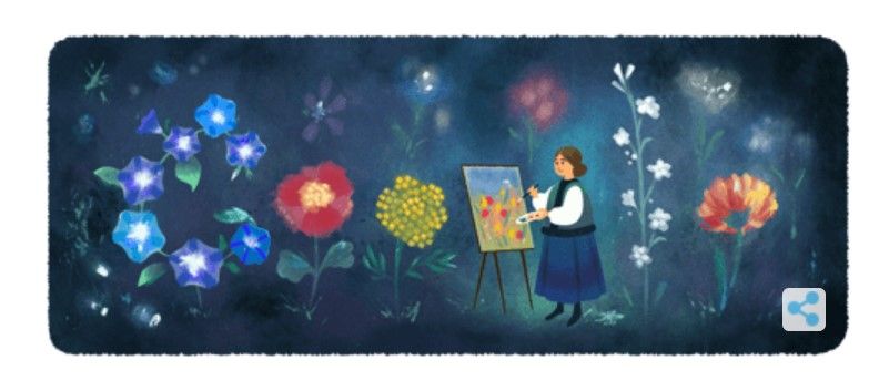Google присвятила дудл 120-річчю художниці-самоучки Катерини Білокур