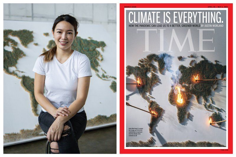 Time випустить обкладинку із материками, що палають, аби привернути увагу до кліматичних змін на планеті