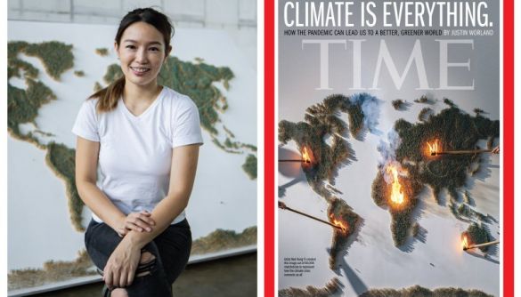 Time випустить обкладинку із материками, що палають, аби привернути увагу до кліматичних змін на планеті