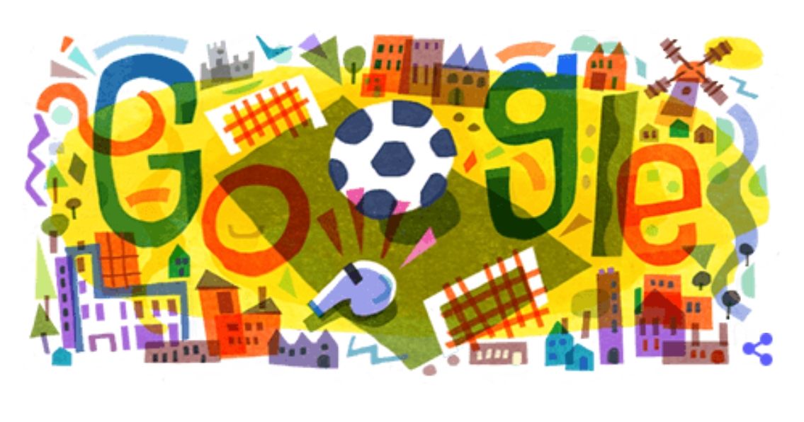 Google присвятив дудл початку Чемпіонату Європи з футболу 2020. Де подивитись відкриття та матчі?