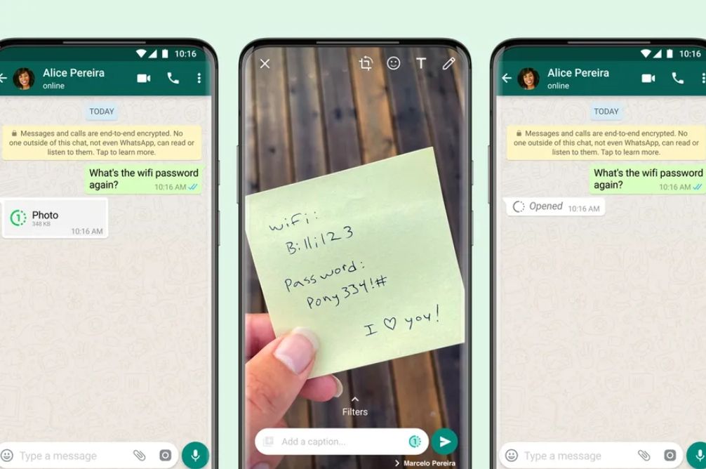 WhatsApp дозволить відправляти фото та відео, які зникають одразу після перегляду