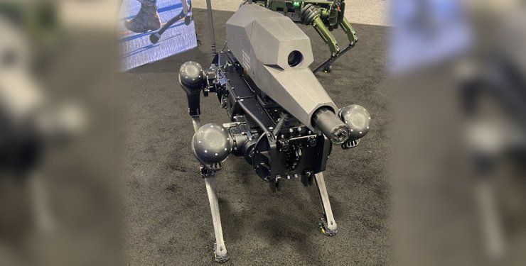 В США показали бойового робопса з автономною снайперською установкою. І це не Boston Dynamics (ВІДЕО)