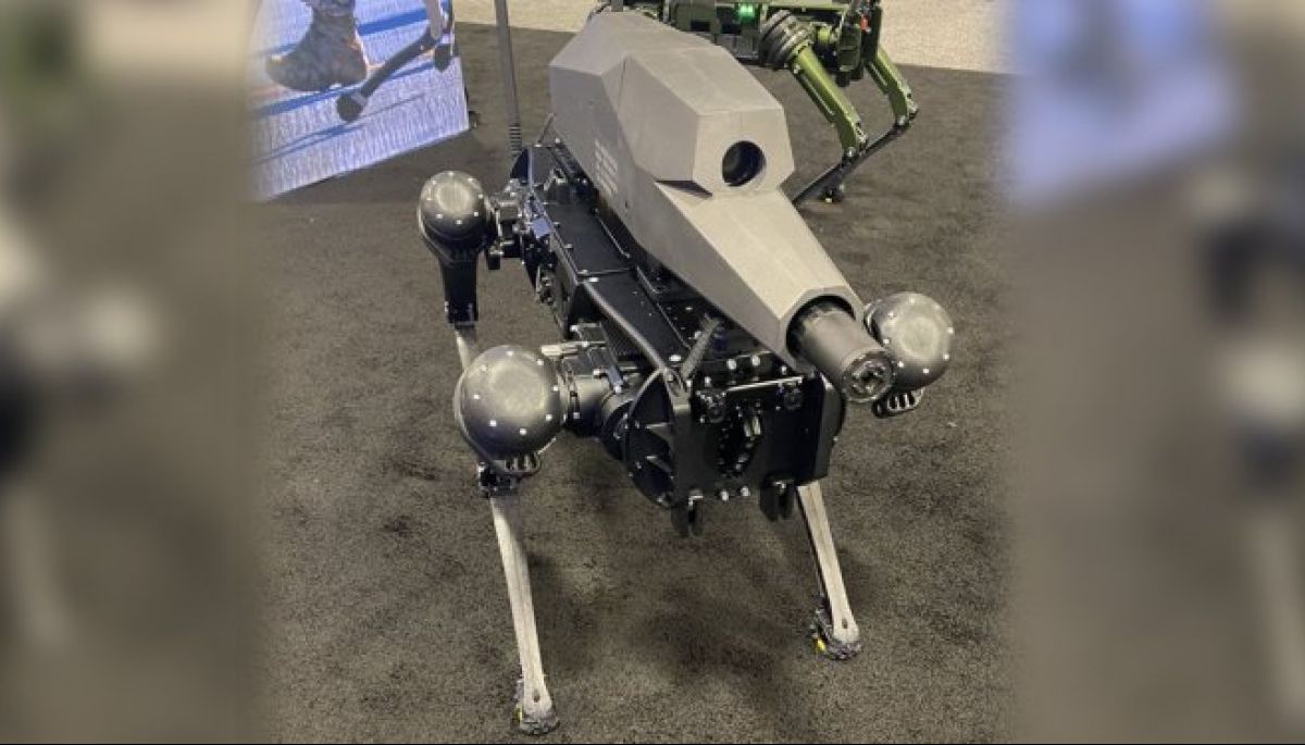 В США показали бойового робопса з автономною снайперською установкою. І це не Boston Dynamics (ВІДЕО)