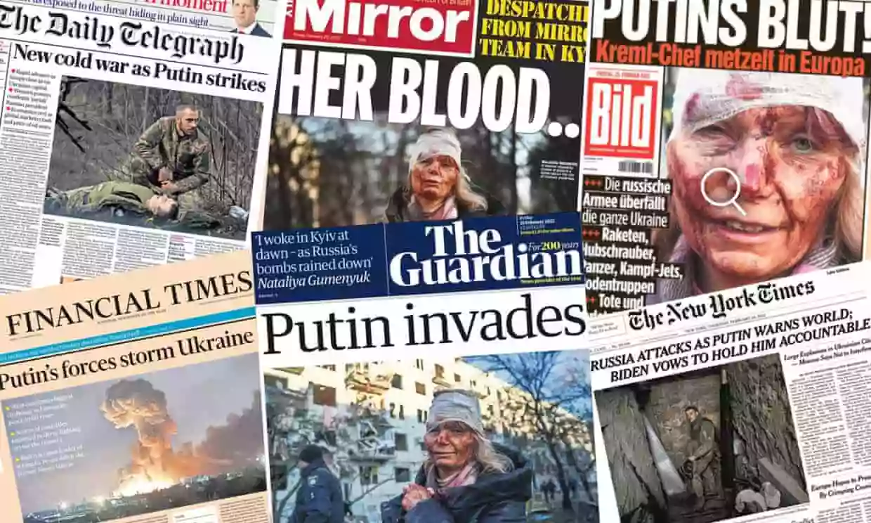 «ЇЇ кров на його руках». Світові ЗМІ — про війну Путіна проти України