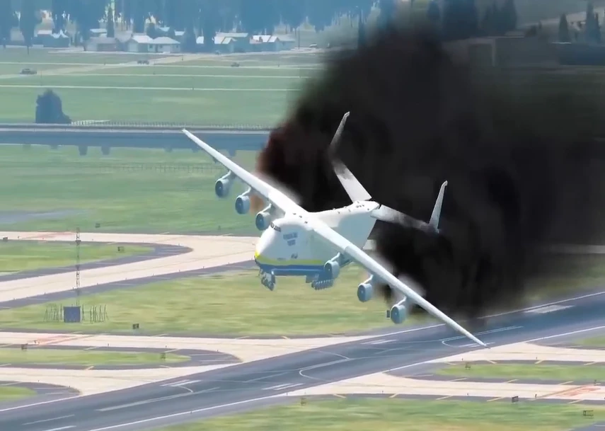 Фейкове відео авіакатастрофи «Мрії» набрало мільйони переглядів