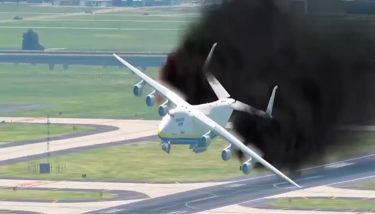 Фейкове відео авіакатастрофи «Мрії» набрало мільйони переглядів
