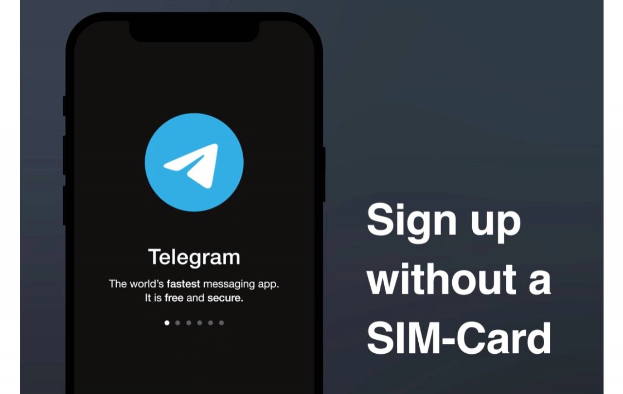 Телеграм дозволив користувачам реєструватися без sim-картки