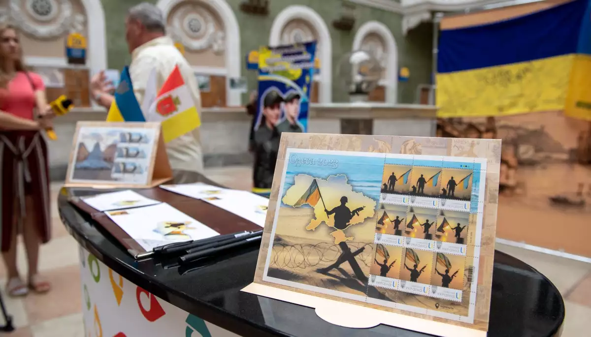 В Одесі ввели в обіг поштову марку «Нескорений Південь», присвячену українським прикордонникам
