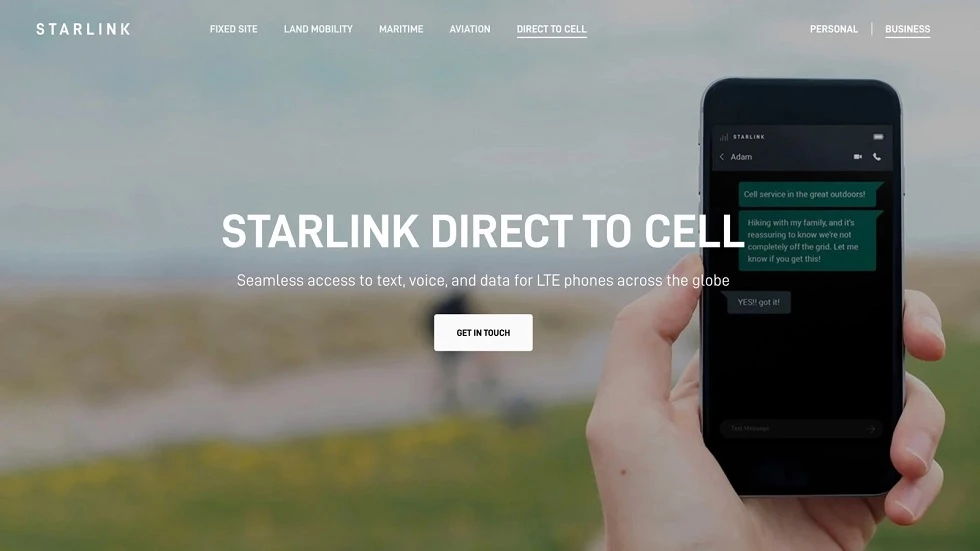 SpaceX готує сервіс Starlink для смартфонів