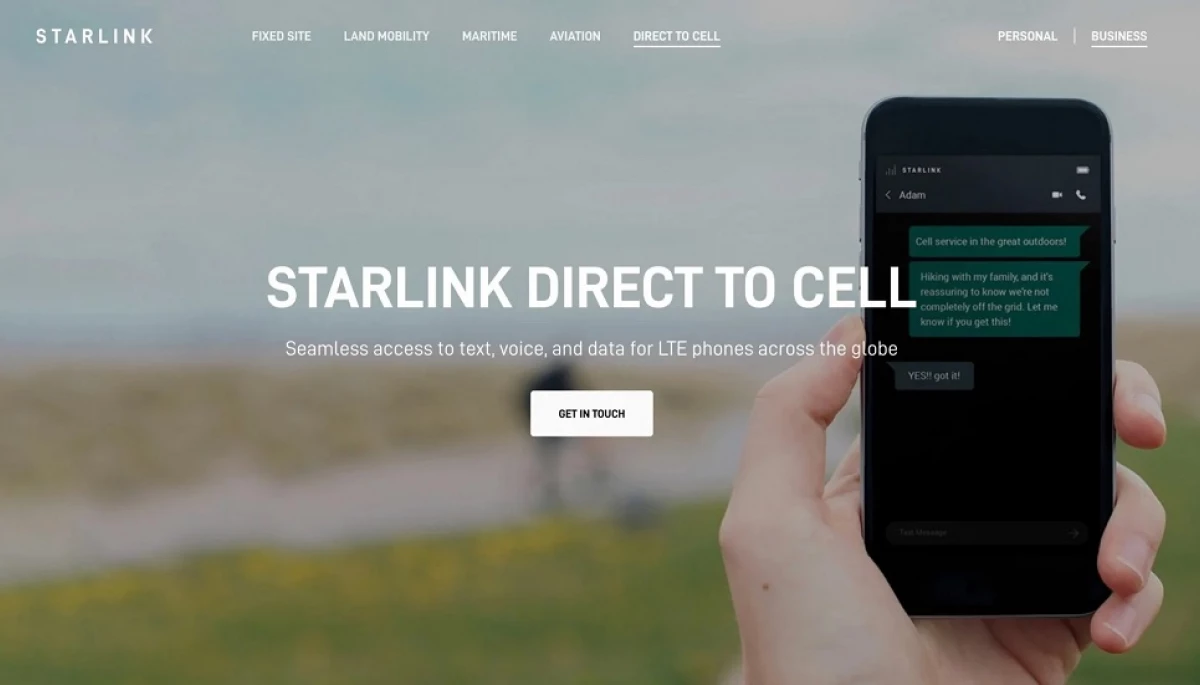 SpaceX готує сервіс Starlink для смартфонів