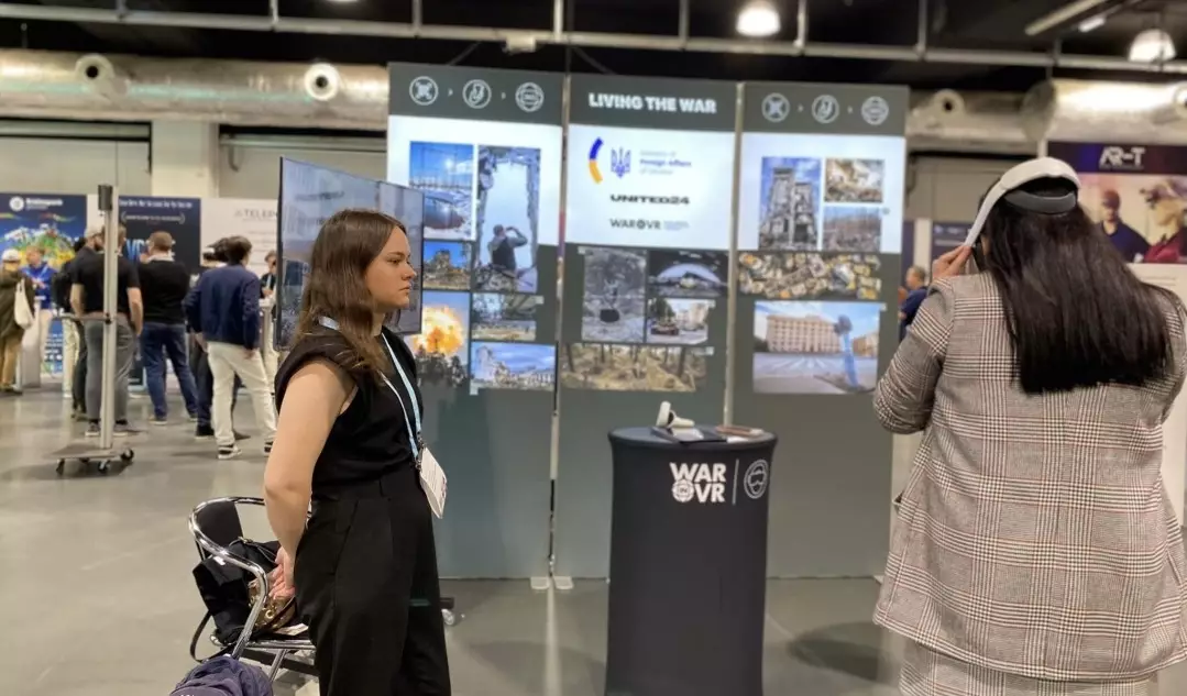 На конференції у Відні представили VR-експозицію, яка занурює в реалії війни в Україні
