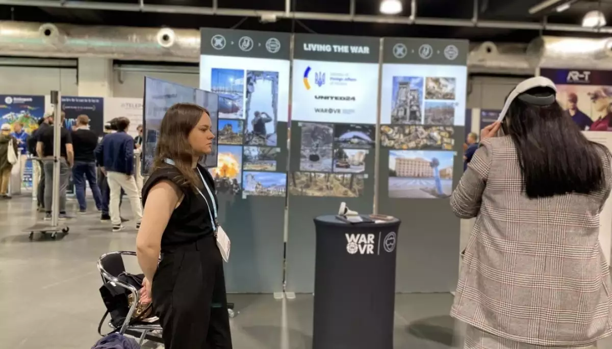 На конференції у Відні представили VR-експозицію, яка занурює в реалії війни в Україні
