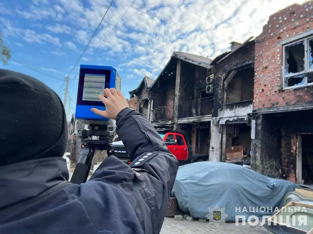 Нацполіція використовуватиме новітні 3D-сканери для документування російських воєнних злочинів
