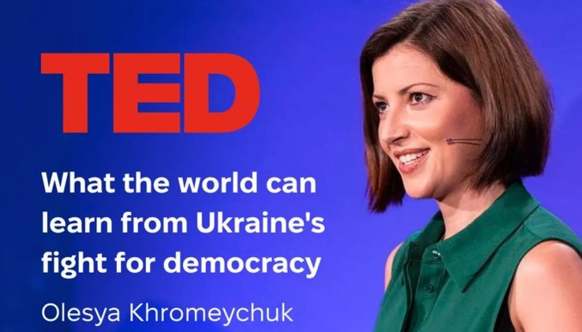 Історикиня Олеся Хромейчук прочитала лекцію про українські уроки демократії для TED