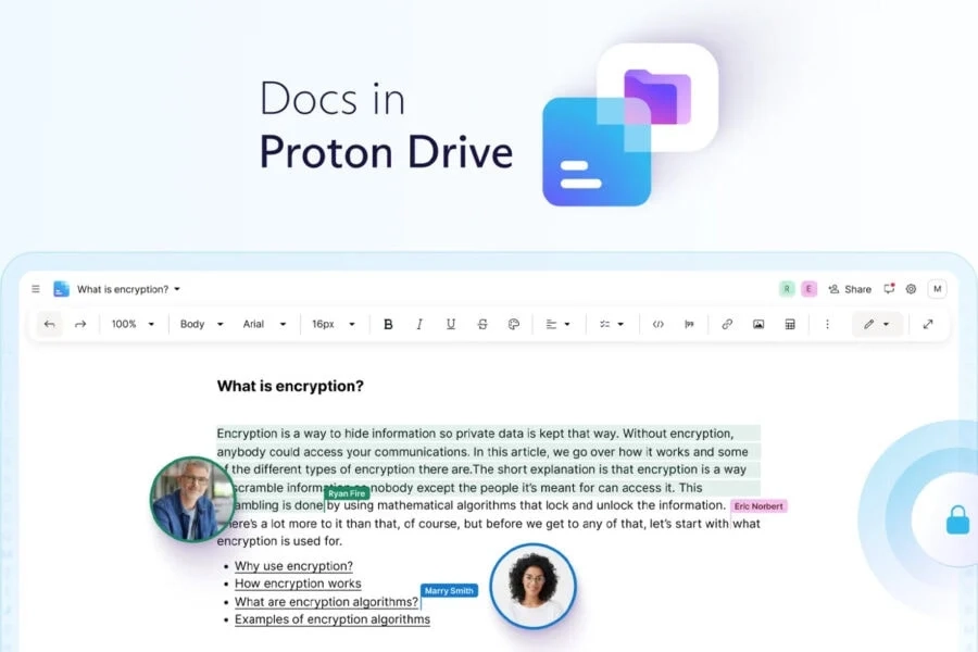 Proton створив альтернативу до Google Docs, яка не збиратиме інформацію користувачів