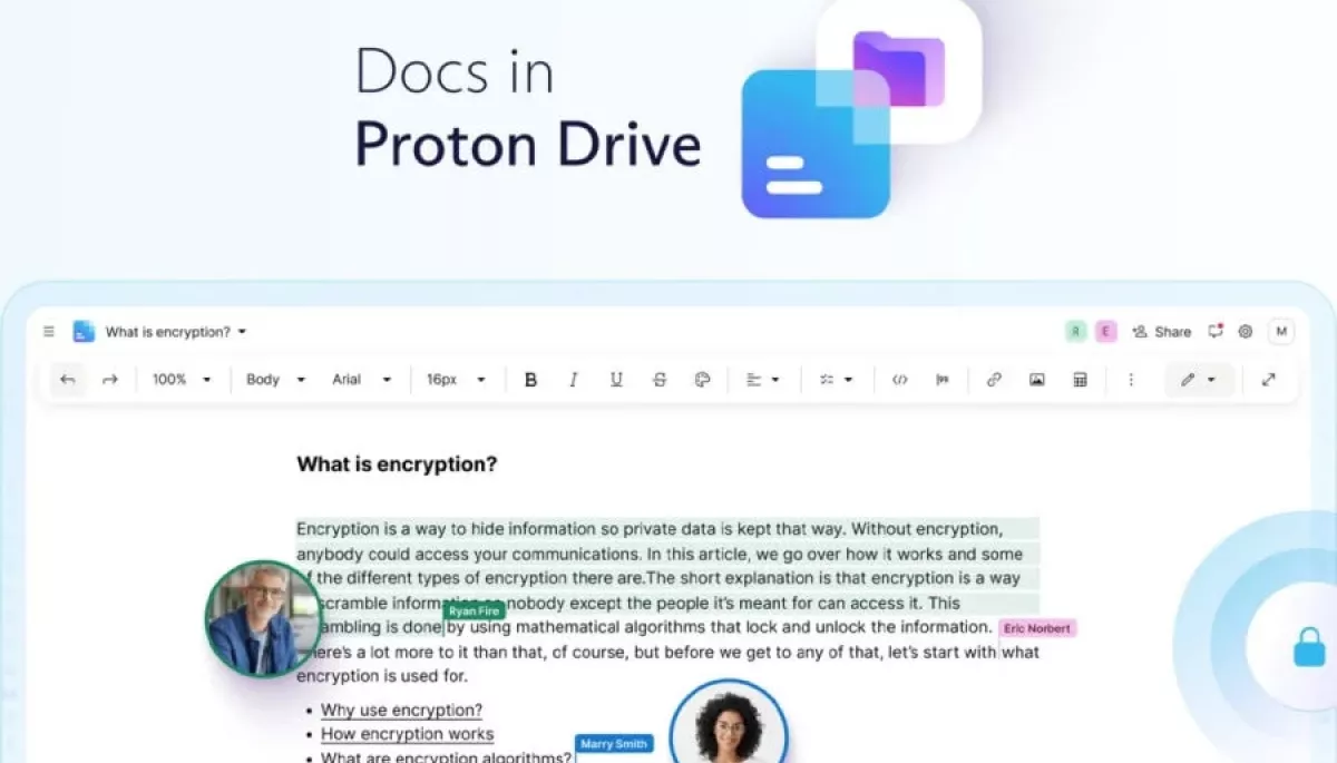 Proton створив альтернативу до Google Docs, яка не збиратиме інформацію користувачів