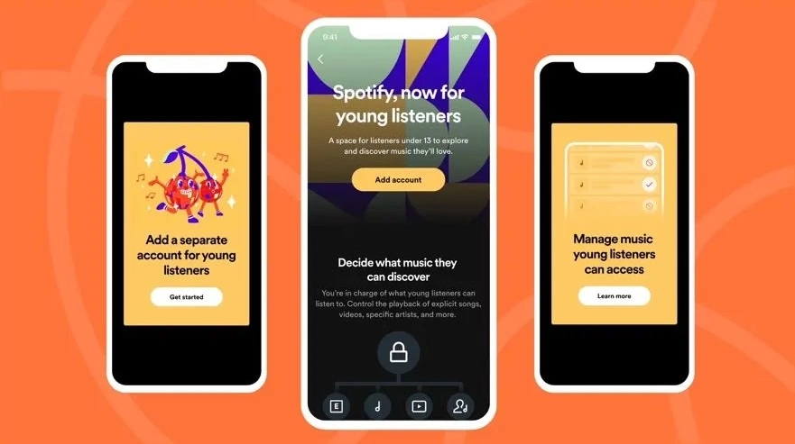 Spotify тестує батьківський контроль для дитячих облікових записів у сімейних підписках