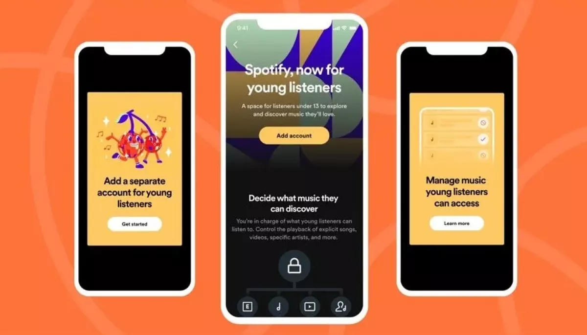 Spotify тестує батьківський контроль для дитячих облікових записів у сімейних підписках