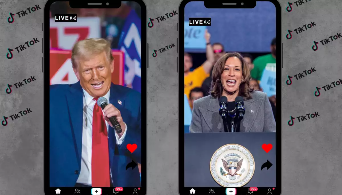Протистояння між Гарріс та Трампом виходить у TikTok: кандидати борються за голоси молоді