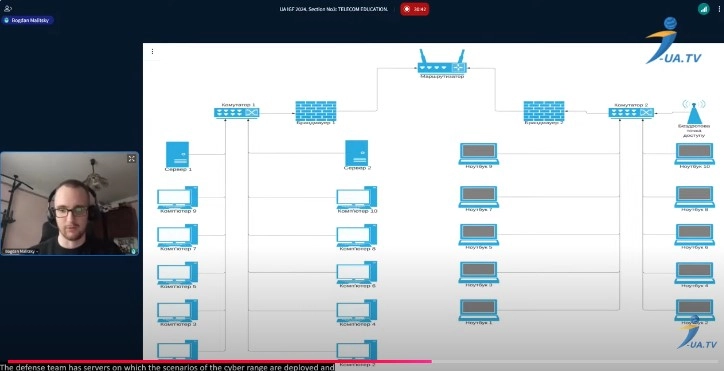 В Ужгородському національному університеті готують фахівців з кібербезпеки за допомогою спеціального «полігону»