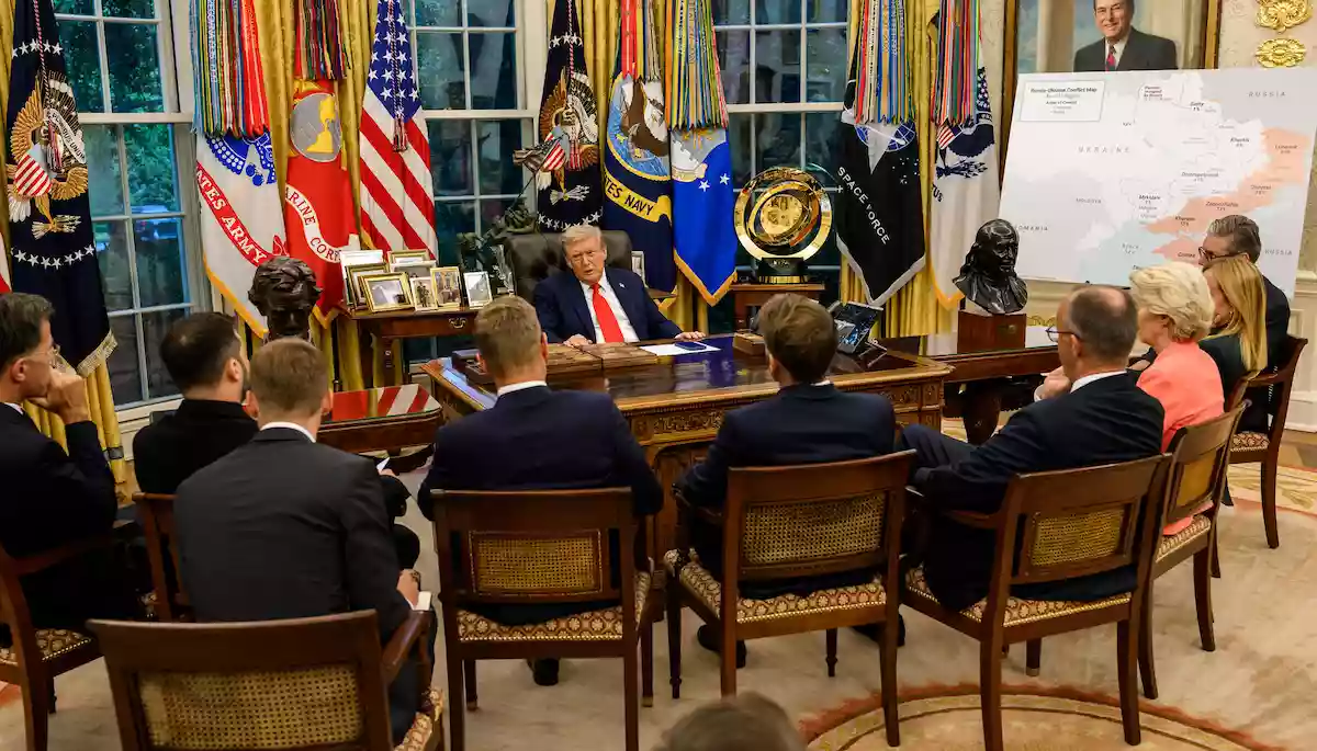 Між піаром і миром: як російські пропагандисти оцінюють вашингтонську зустріч Трампа, Зеленського та європейських партнерів