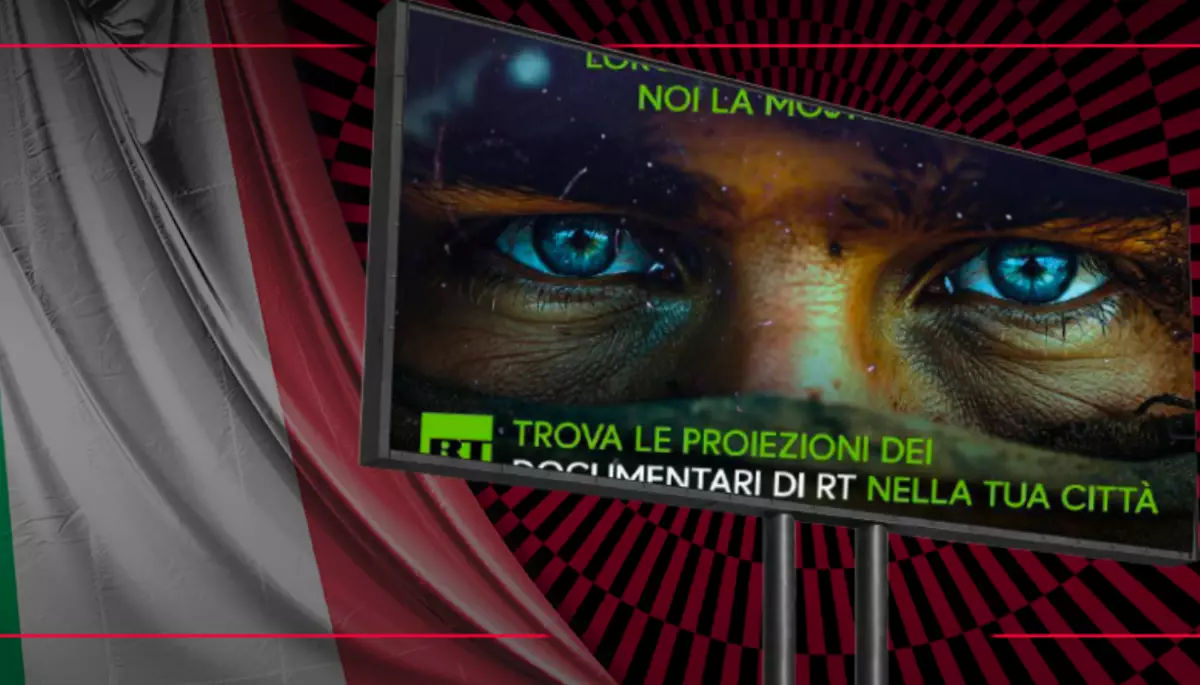 Російські пропагандисти RT запустили масштабну рекламну кампанію на білбордах в Італії