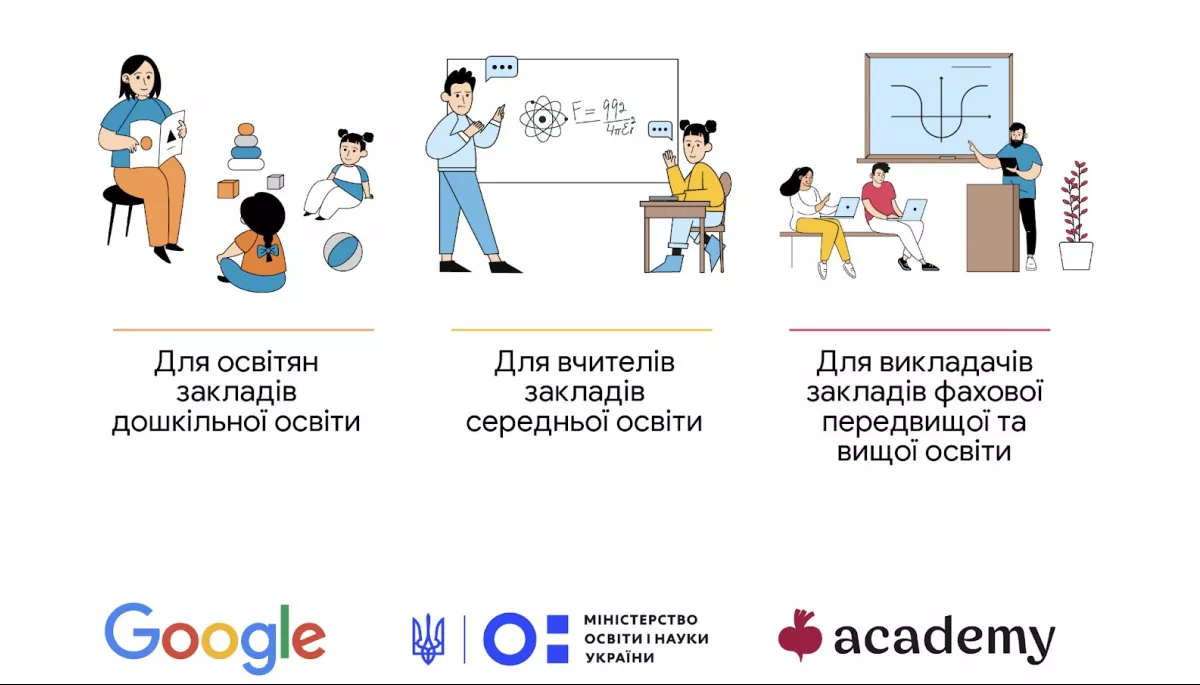Українські освітяни отримають доступ до програми «Академія ШІ від Google»
