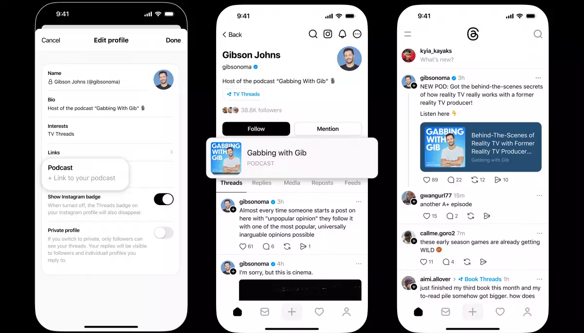 У Threads зʼявляться нові функції для подкастерів