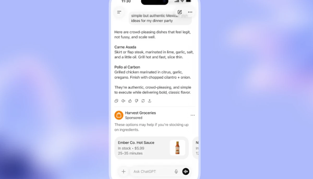 У ChatGPT з&rsquo;явиться реклама