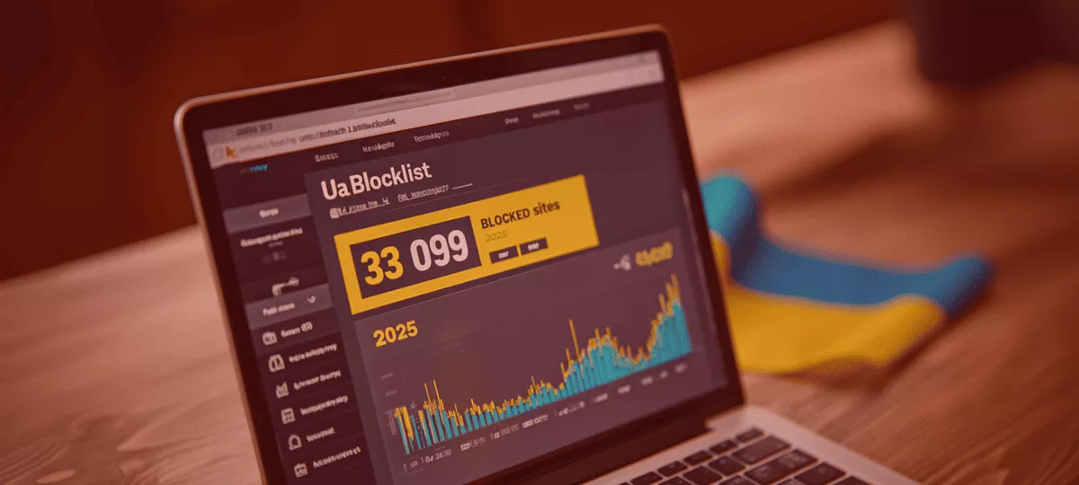 Uablocklist: У 2025 році в Україні було заблоковано понад 33 тисячі сайтів. Більшість з них &mdash; онлайн-казино