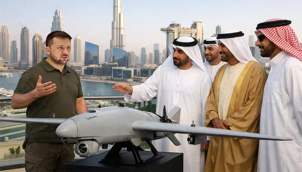 &laquo;Зеленський продає ППО шейхам&raquo;: російська пропаганда &mdash; про турне українського президента в країни Перської затоки