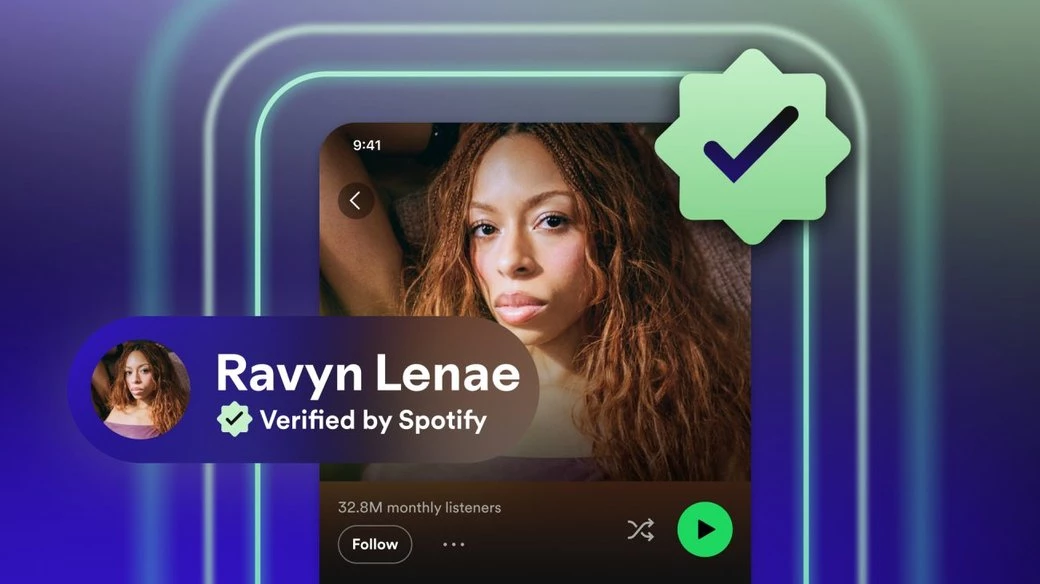 Spotify запускає позначку &laquo;Verified&raquo;, щоб відрізняти справжніх артистів від ШІ