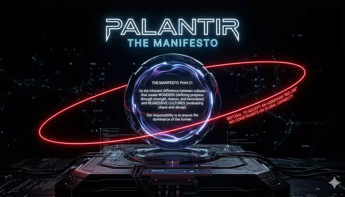 Від коду до ідеології: як маніфест Palantir нормалізує технофашизм і переписує архітектуру влади