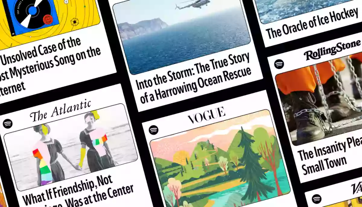 Spotify запустив аудіоверсії статей Rolling Stone, The Atlantic та Vogue