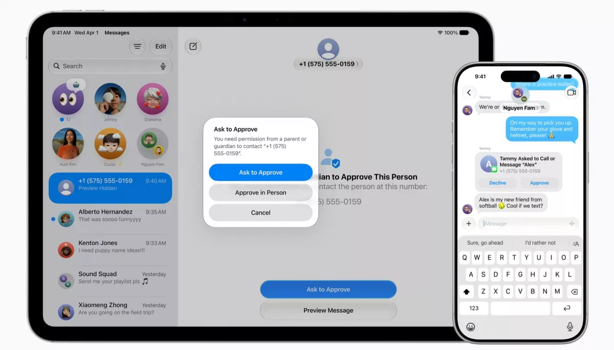 Контроль контактів і блокування медіафайлів: Apple оновила функції безпеки для дітей Контроль контактів і блокування медіафайлів: Apple оновила функції безпеки для дітей