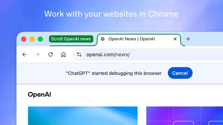 ChatGPT зможе переглядати відкриті вкладки і виконувати завдання в Chrome