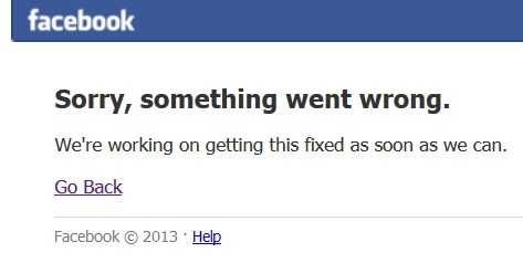 Соцмережа Facebook не працювала щонайменше близько півгодини