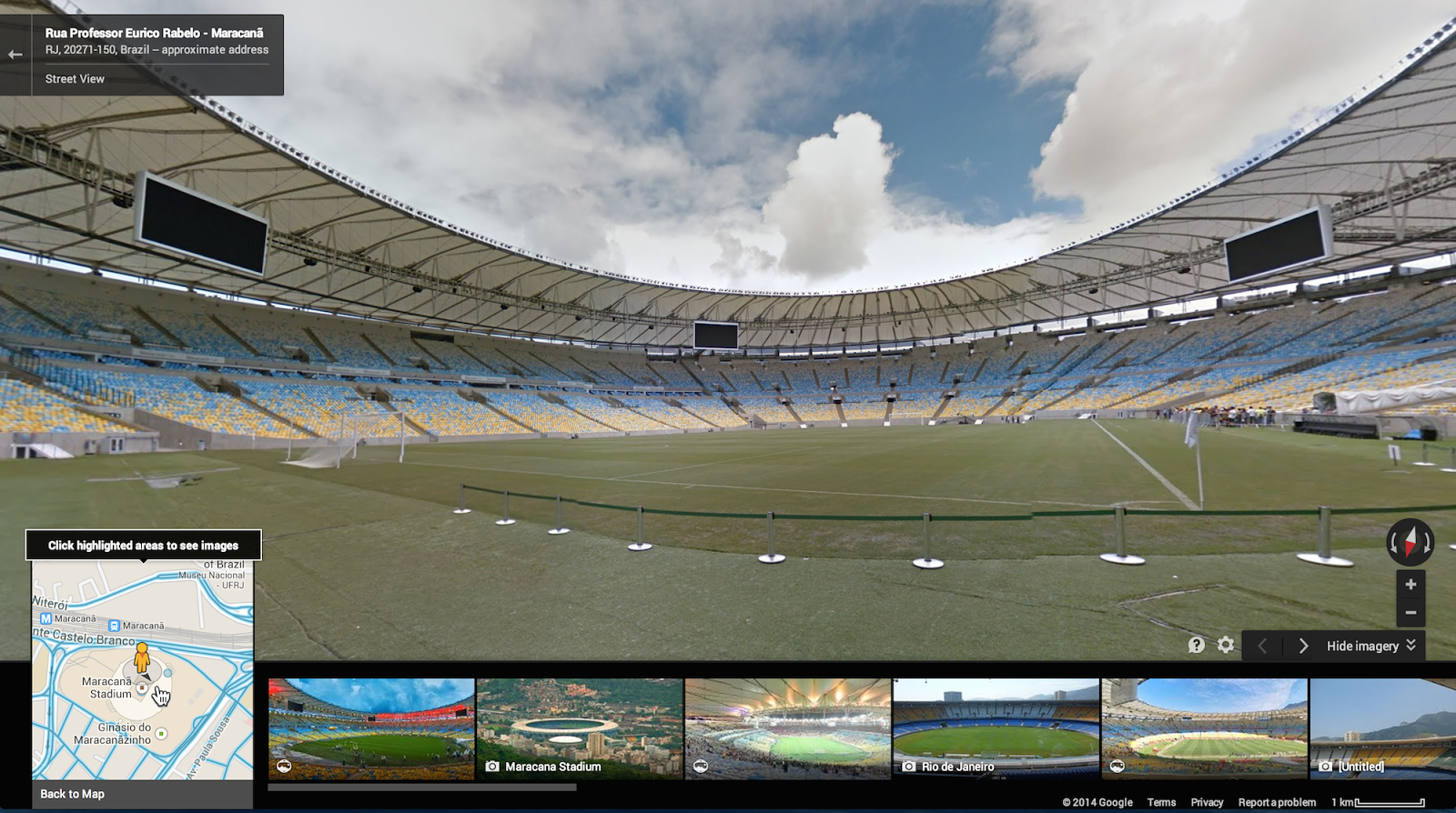 У Google Street View з’явилися зображення всіх стадіонів Чемпіонату світу з футболу у Бразилії