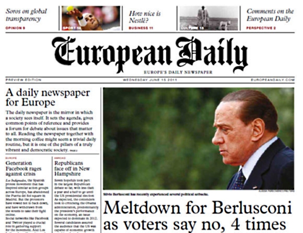 Одна газета для всієї Європи
