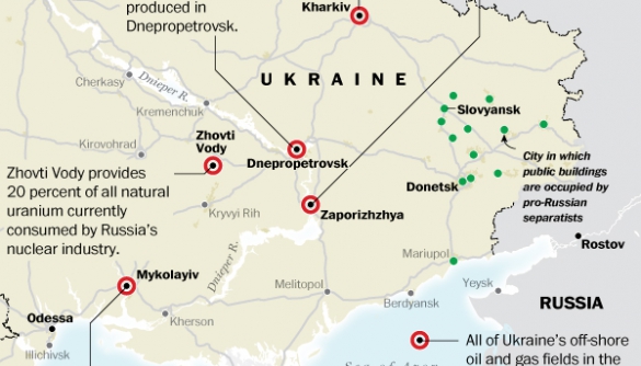 The Washington Post підготувала інфографіку про те, як Росія залежить від України